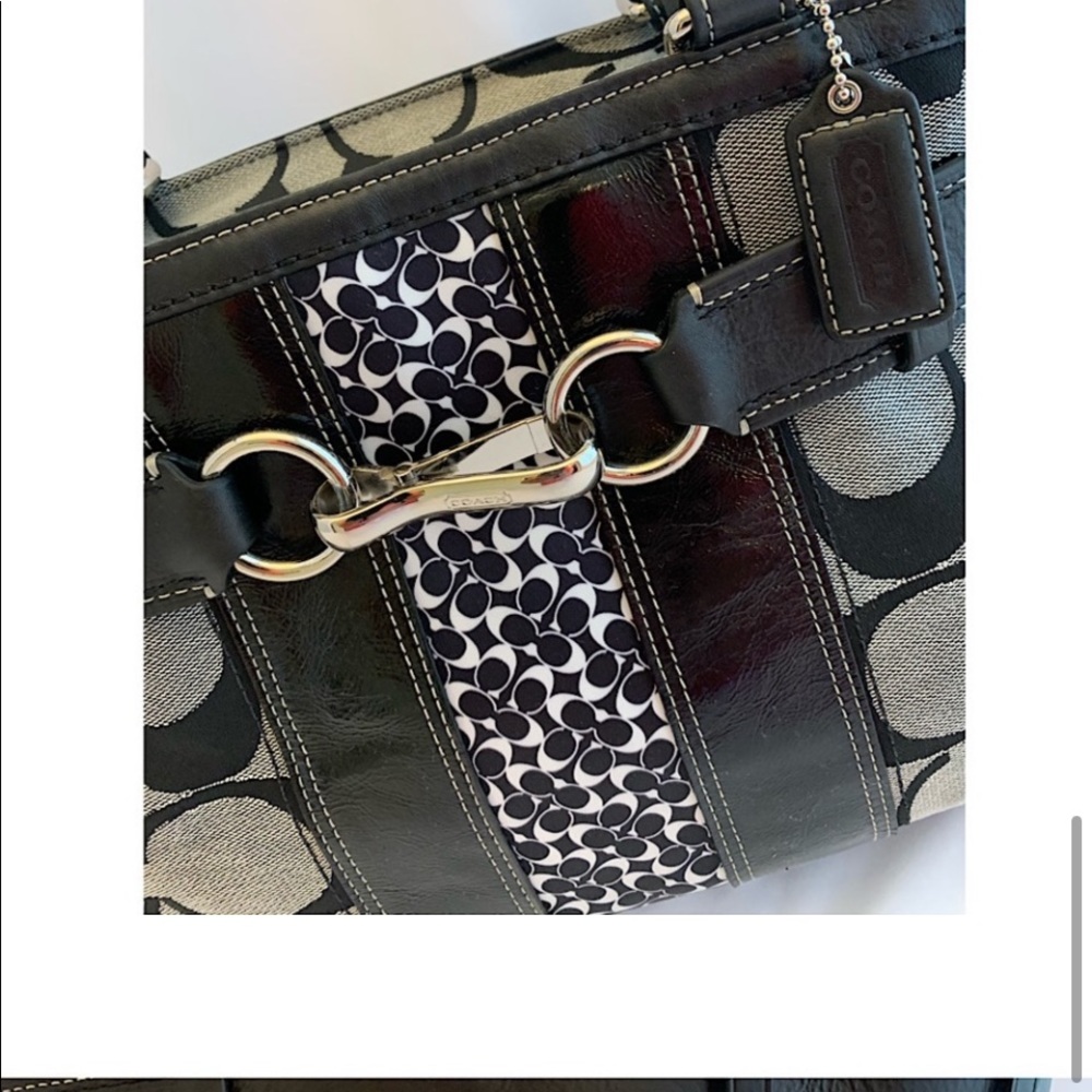Coach Hampton Carryall Signature Black #F13072